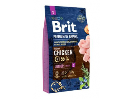 Brit Premium Dog by Nature Junior S 8kg z kategorie Chovatelské potřeby a krmiva pro psy > Krmiva pro psy > Granule pro psy