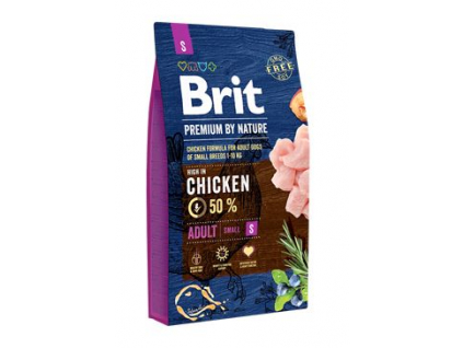 Brit Premium Dog by Nature Adult S 8kg z kategorie Chovatelské potřeby a krmiva pro psy > Krmiva pro psy > Granule pro psy