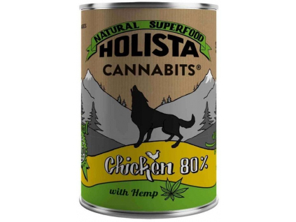 SPARROW Holista CannaBits® Chicken 400g konopná konzerva pro psy