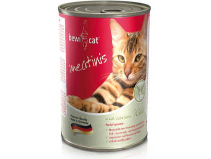 Bewi Cat Meatinis Salmon balení 400 g konzerva pro kočky