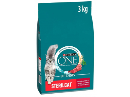 Purina ONE BIFENSIS Sterilcat s hovězím 3kg