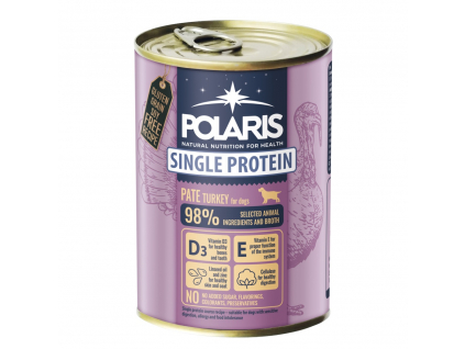 Polaris Single Protein paté konzerva Krůtí 400g