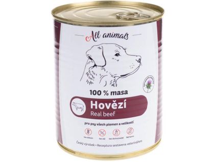 All Animals Dosenfutter Rinderhack 800 g