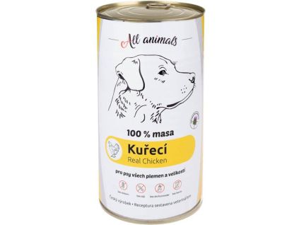 All Animals Hundefutter Dose Hähnchenhack 1200 g