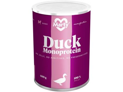 MARTY Monoprotein Nassfutter Ente 400 g