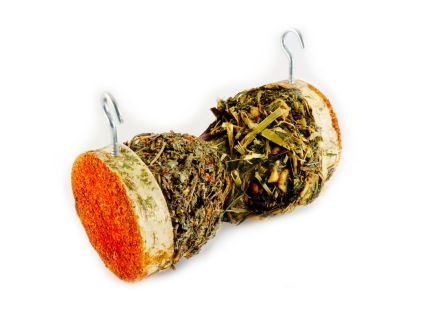 Ham-Stake Natural Feeder with Herbs & Fruit - Mini
