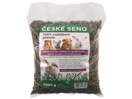 Seno české vojtěškové granule 2kg