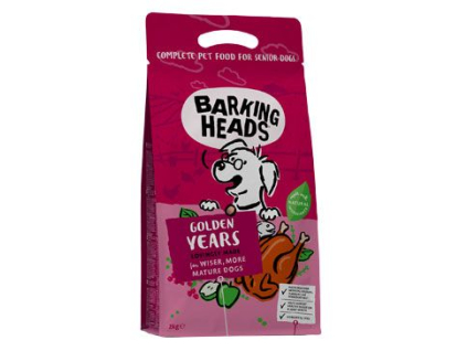 BARKING HEADS Golden Years 2kg z kategorie Chovatelské potřeby a krmiva pro psy > Krmiva pro psy > Granule pro psy