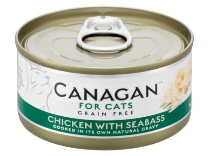 Canagan Cat Nassfutter Huhn und Wolfsbarsch 75 g