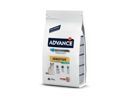ADVANCE CAT Sterilized Sensitive 1,5 кг