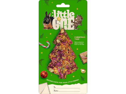 Little One pamlsek vánoční stromeček pro drobné savce 65g