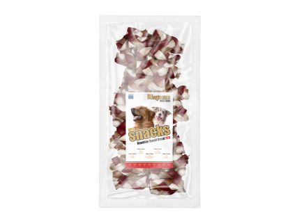 Magnum Rawhide Small Braid 2.5" 6.5cm 40 pcs RED
