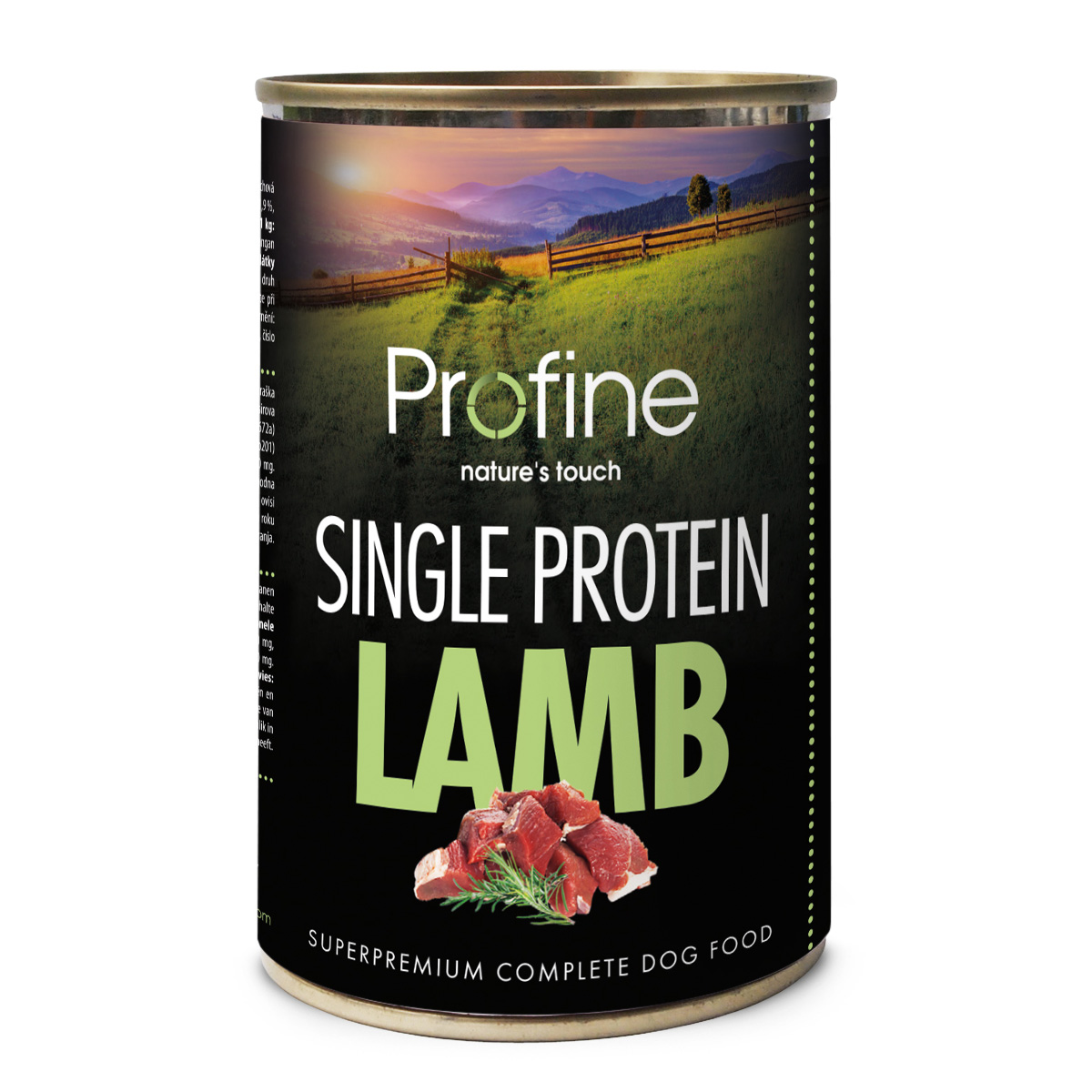 Profine konzerva Single protein Jehněčí 400g
