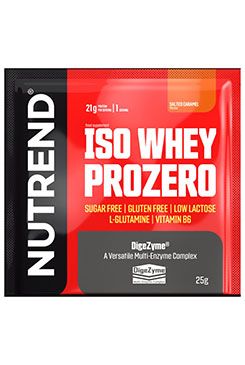 Levně NUTREND DS, a.s. Nutrend ISO WHEY PROZERO slaný karamel 25g
