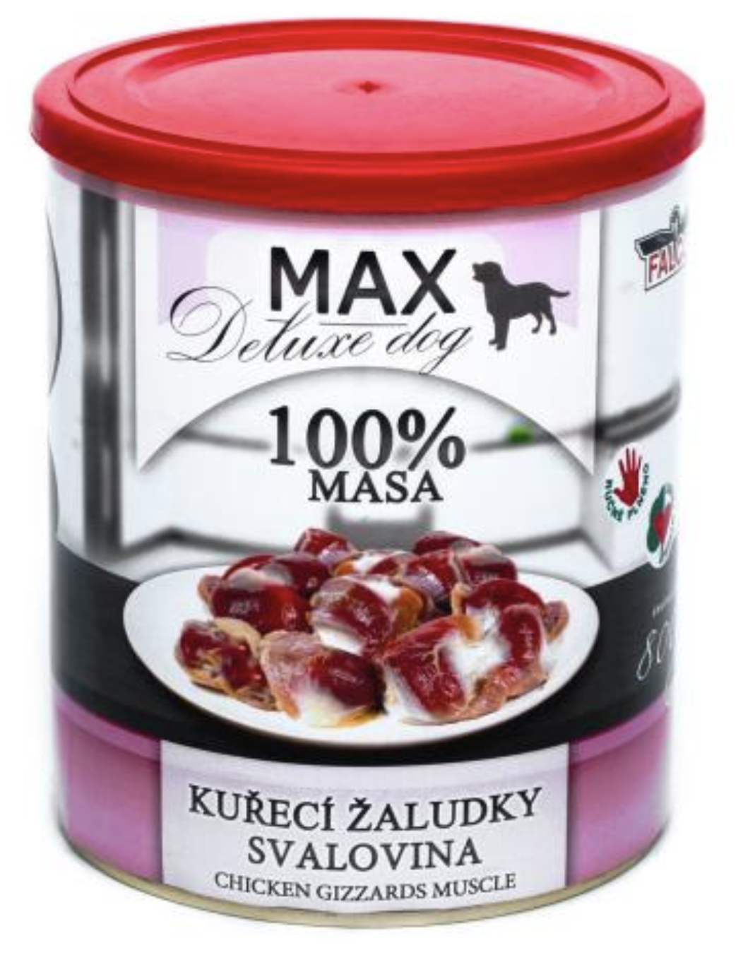 Sokol Falco MAX deluxe kuřecí žaludky svalovina 800 g