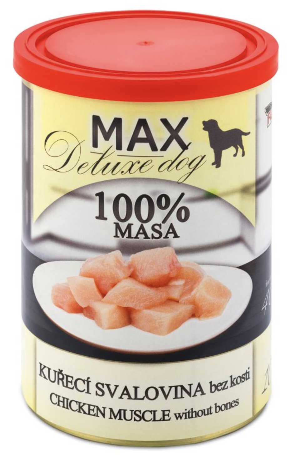 Max Deluxe Dog kuřecí svalovina bez kosti 400g