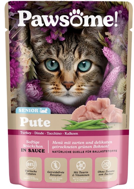 Pawsome! Senior s krůtím masem 85 g