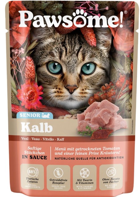 Pawsome! Senior s telecím masem 85 g