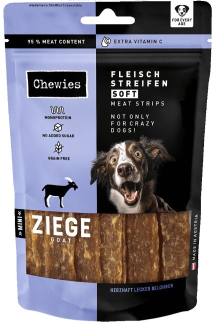 Chewies Fleischstreifen Soft Kozí maso Mini 70 g