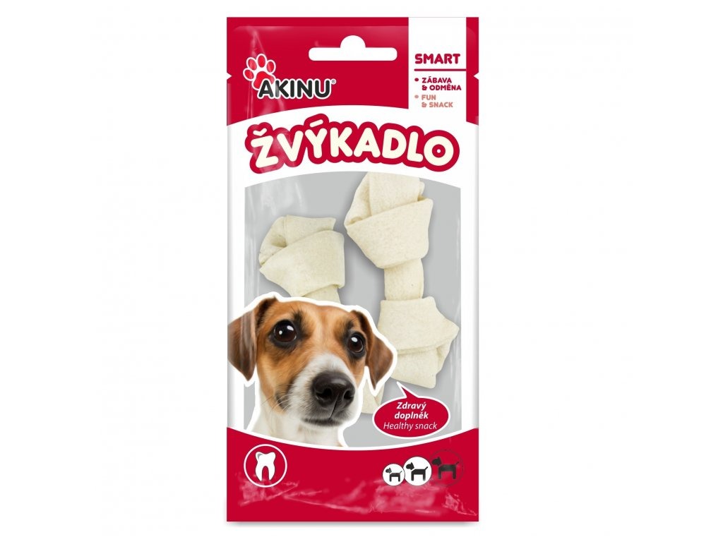 Akinu Uzel bílý 8cm 2ks