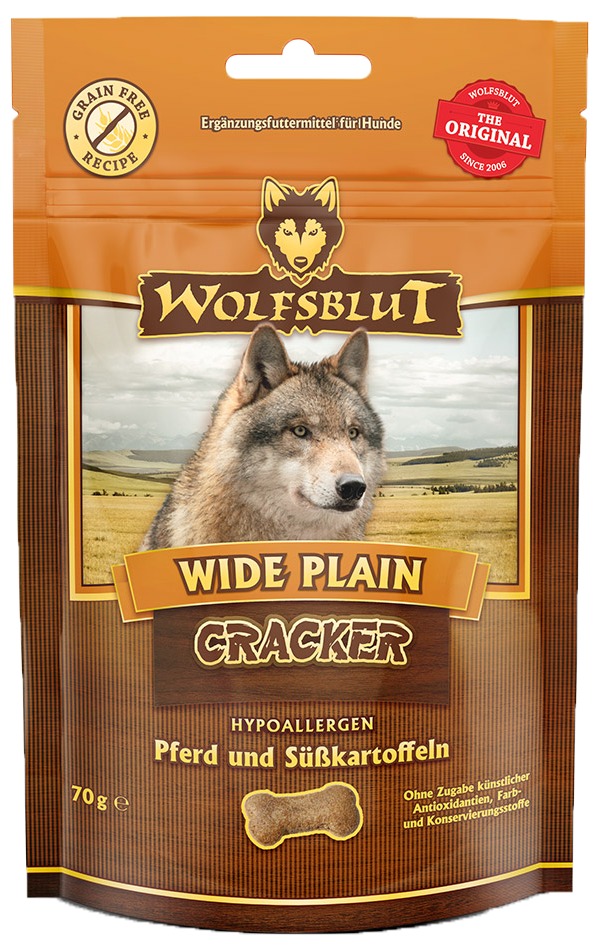 Levně WOLFSBLUT Wide Plain Cracker 70 g