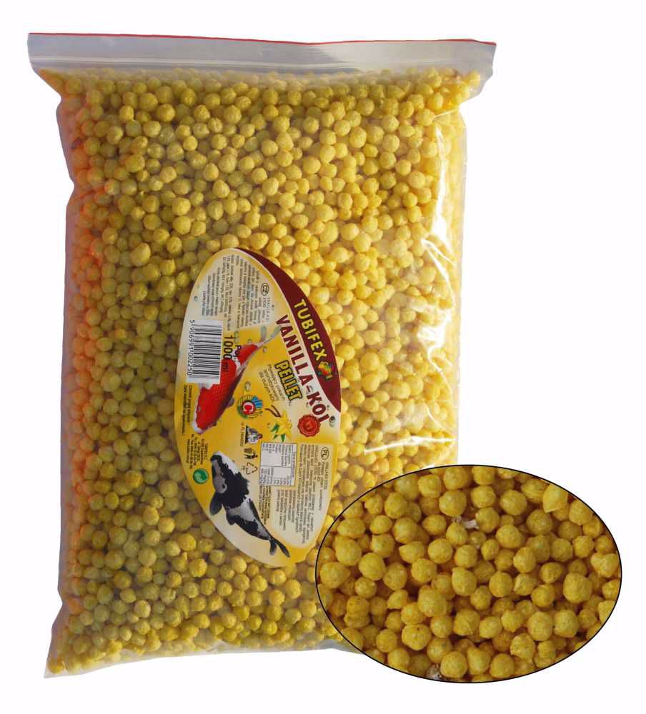 Tubifex KOI VANILLA pellet kuličky 1 l