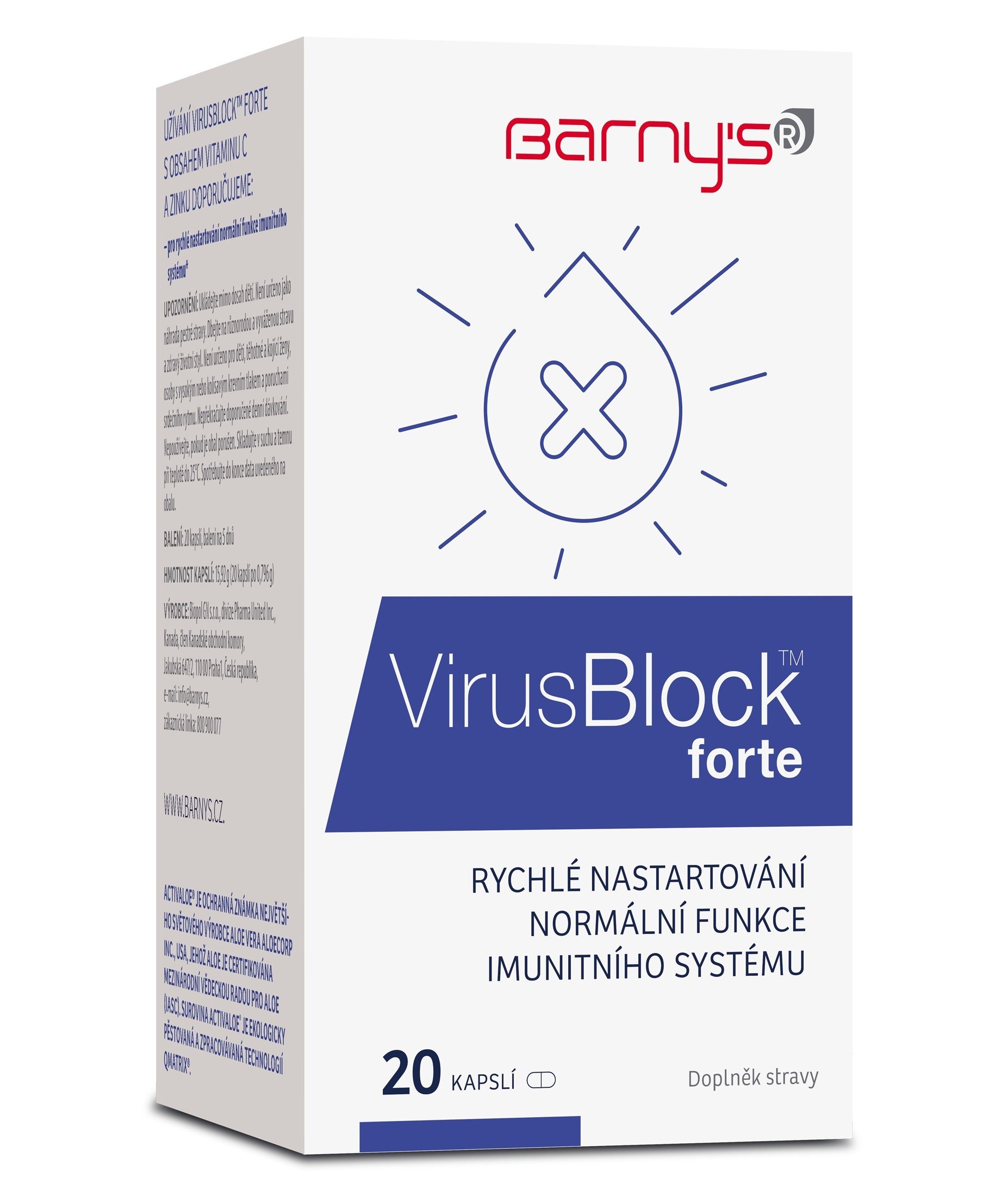 Barny's VirusBlock™ forte 20 kapslí