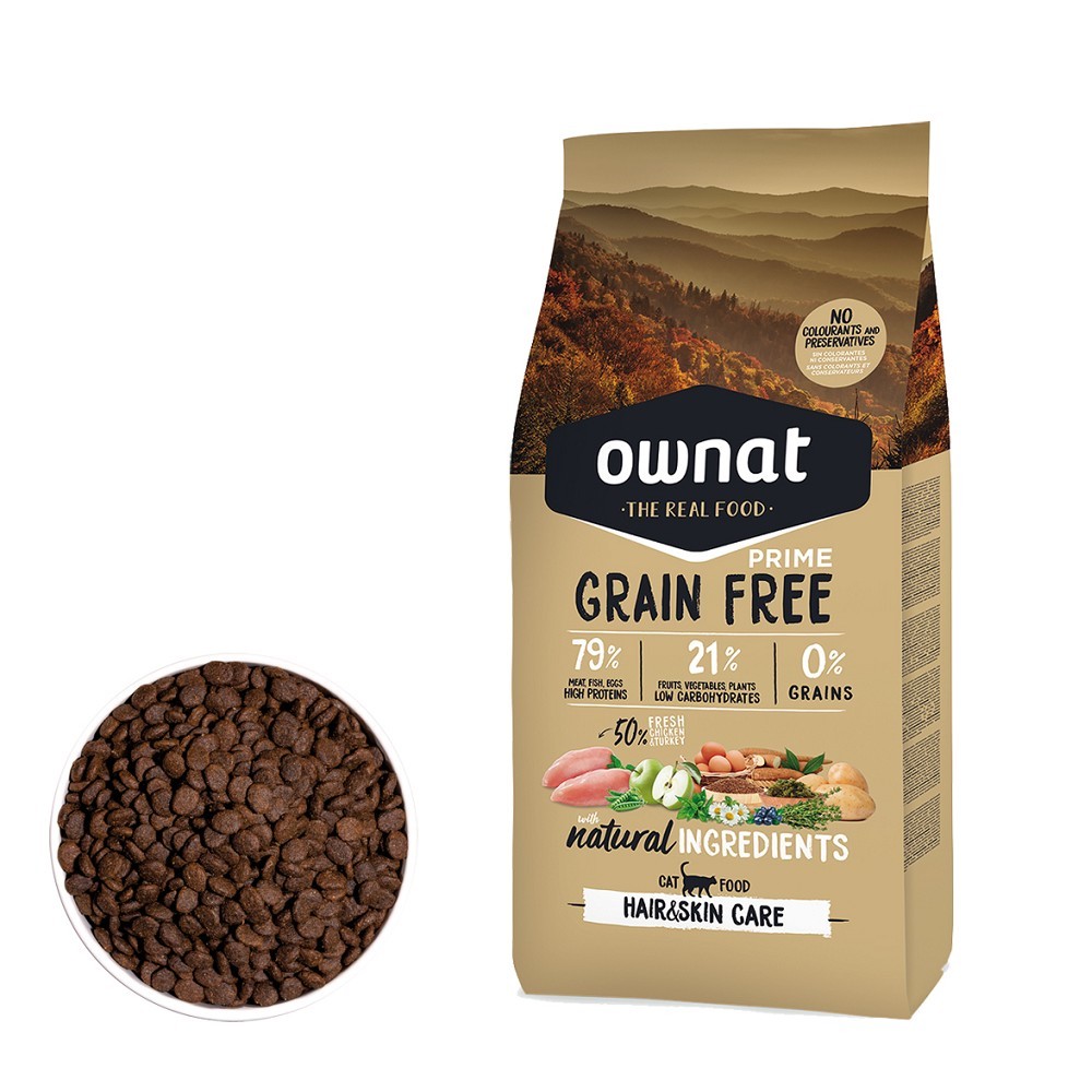 OWNAT GF PRIME CAT Hair & Skin 3kg
