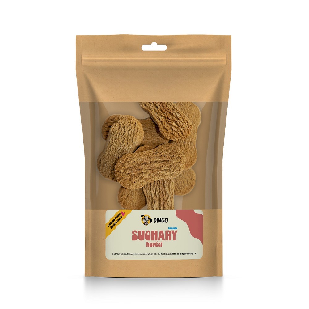 DINGO suchary hovězí bezlepkové, 250g