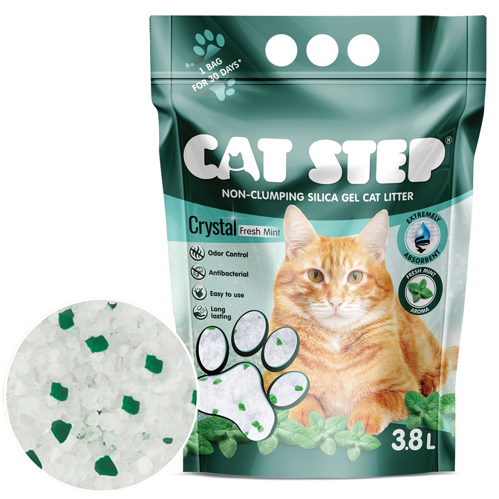 Cat Step Crystal Fresh Mint 3,8l