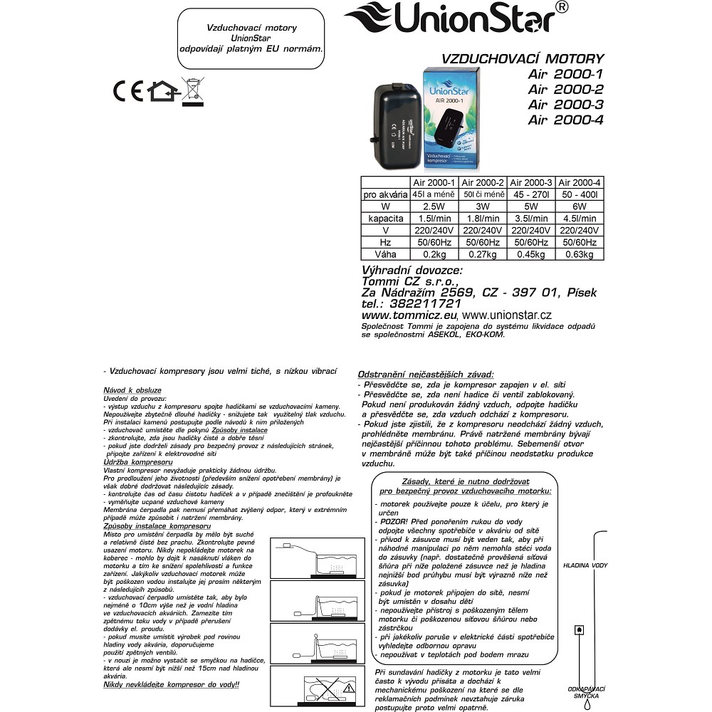 UnionStar - kompresor AIR 2000-2