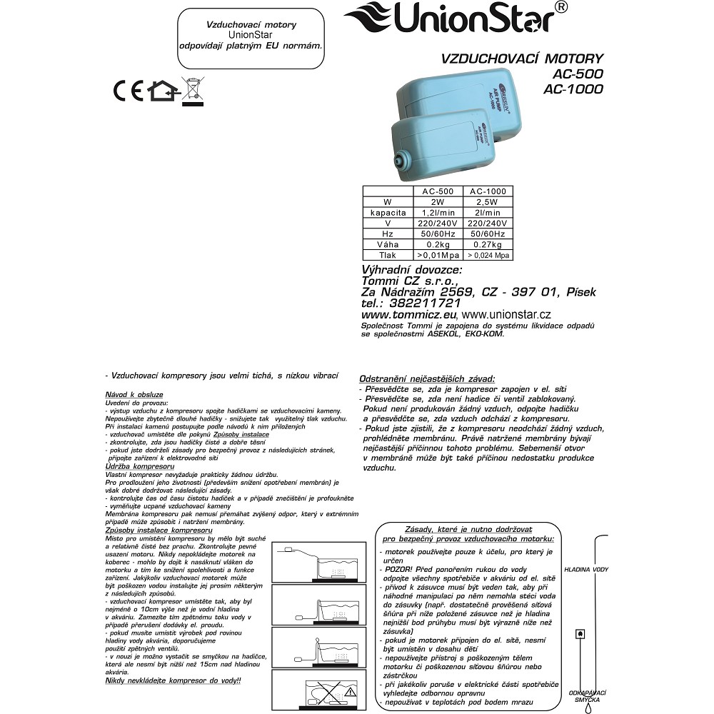 Resun AC-1000, 2,5 W, 120 l/h