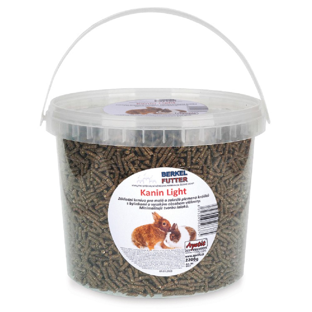 Apetit Berkel Futter Kanin Light pro zakrslé králíky 2,2kg
