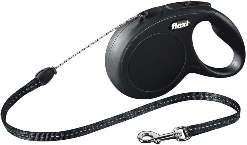 Flexi NEW CLASSIC S lankové vodítko 8m/12kg černá