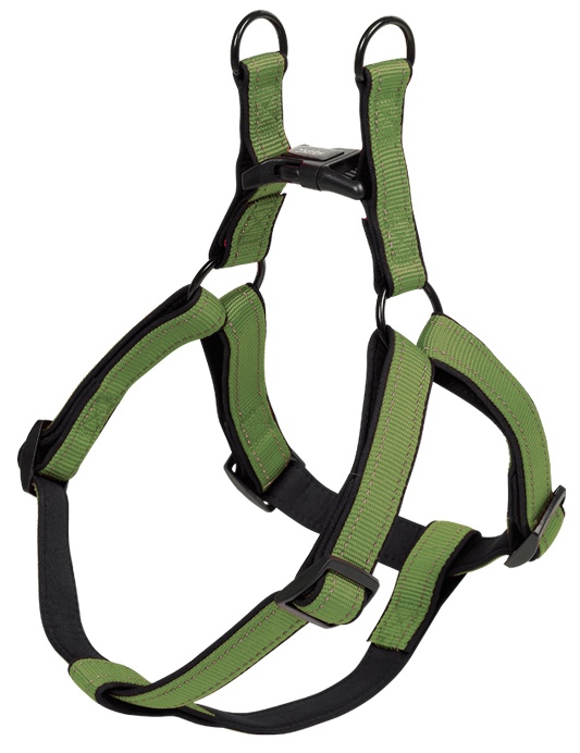 Nobby Classic Reflect Soft reflexní postroj S 40-56cm zelená