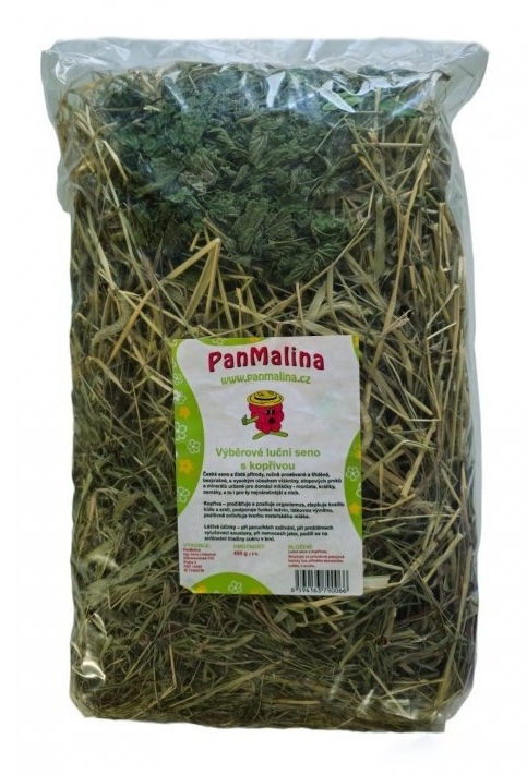 PanMalina české luční seno s kopřivou 450g
