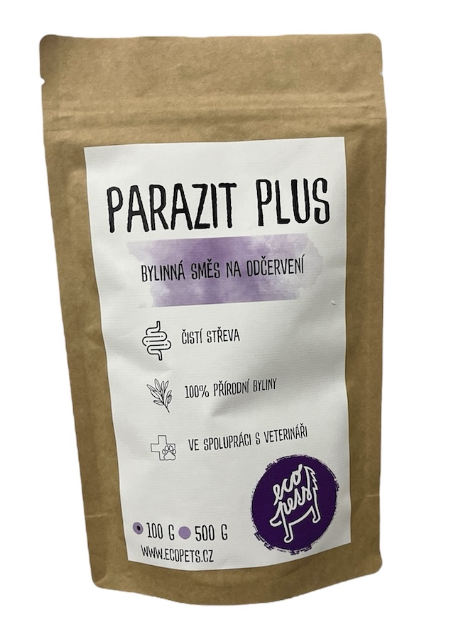 Ecopets Parazit Plus Bylinná směs na odčervení 100 g