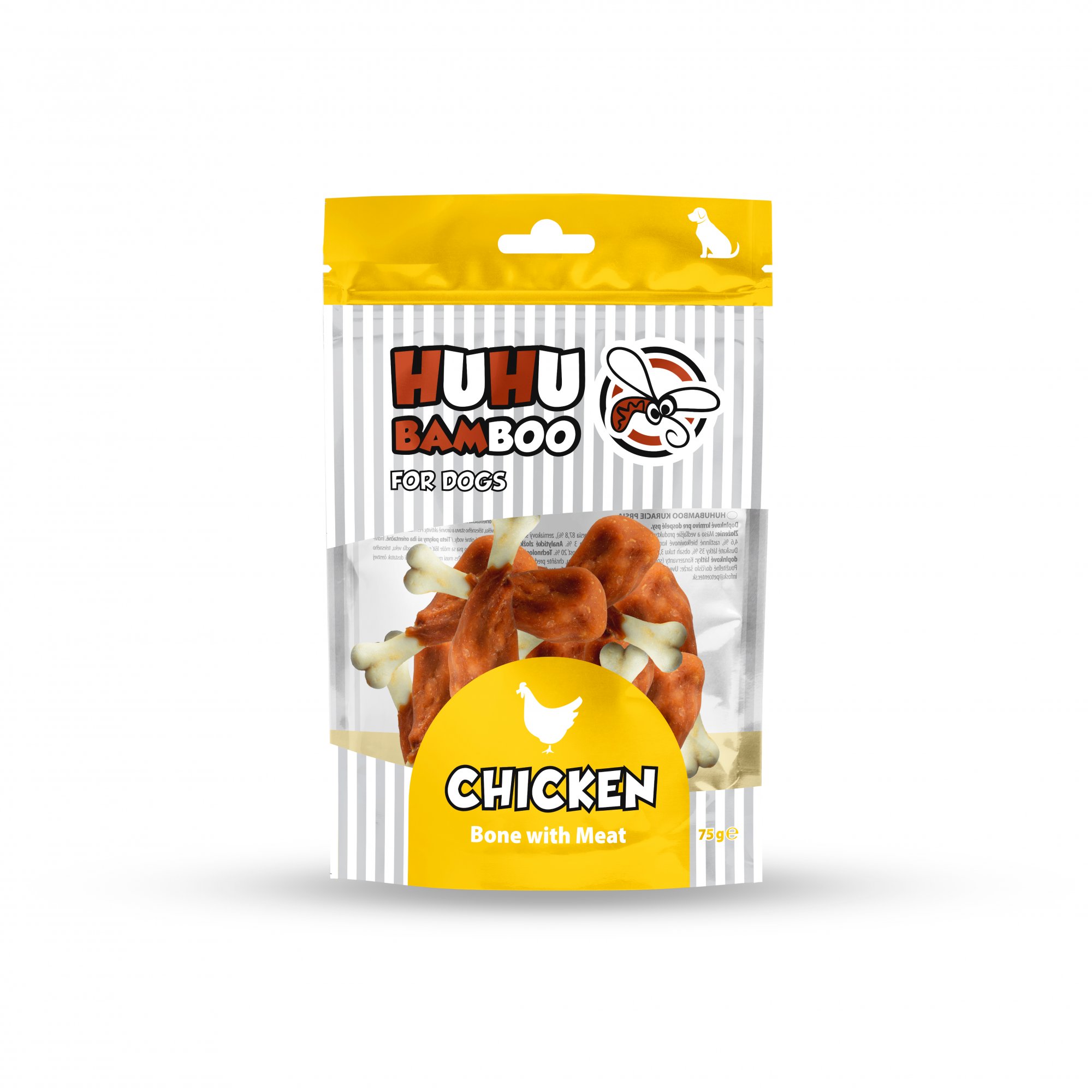 Huhubamboo kost s kuřecím 75 g