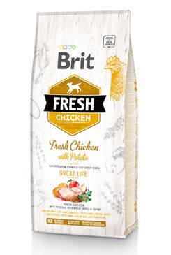Brit Fresh Chicken & Potato Adult Great Life 12 kg
