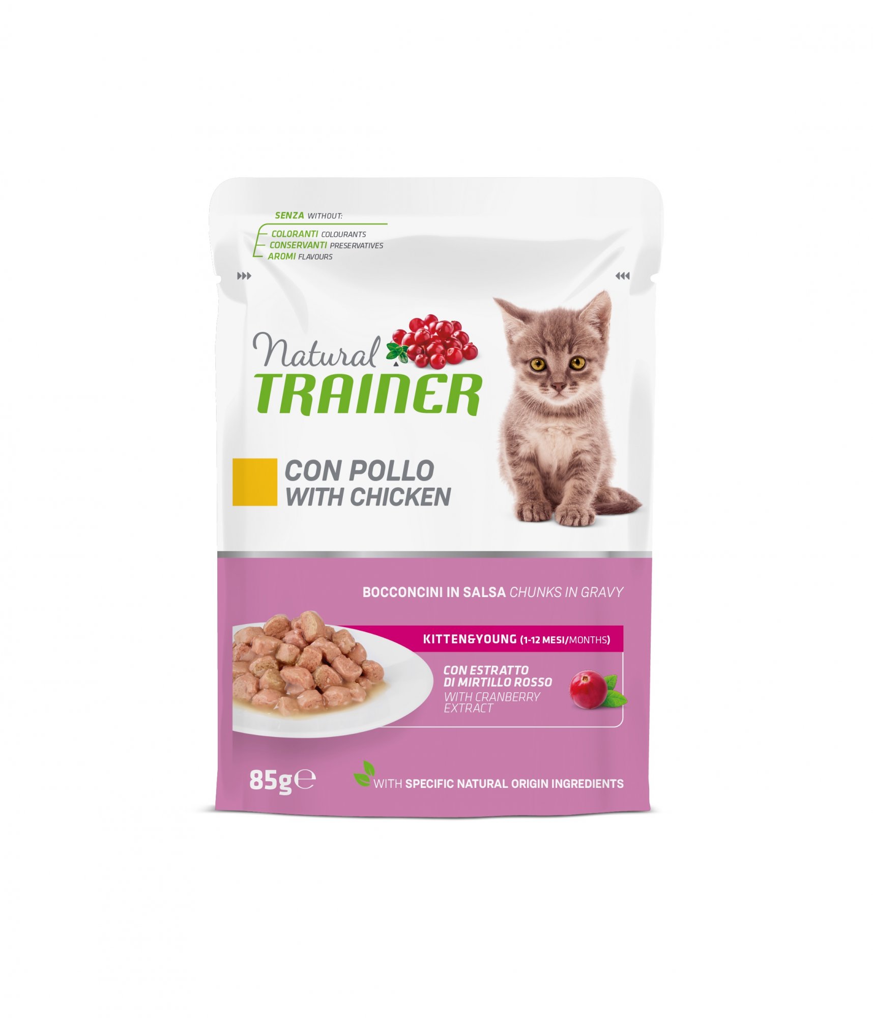 Natural Trainer Kaps. Trainer Natural CAT KITTEN&YOUNG kure 85g