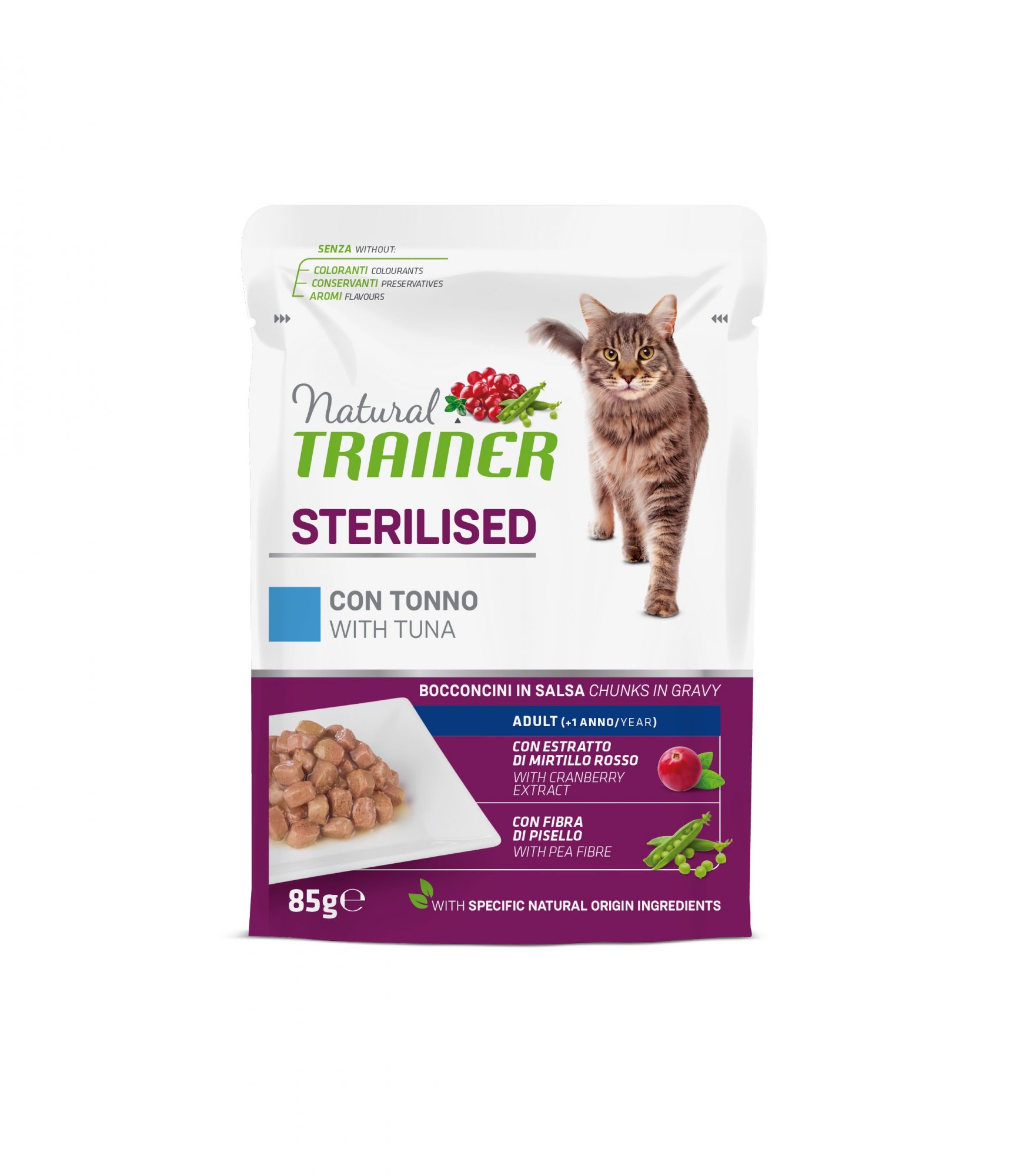 Natural Trainer Kaps. Trainer Natural CAT SP. STER. tunak 85g