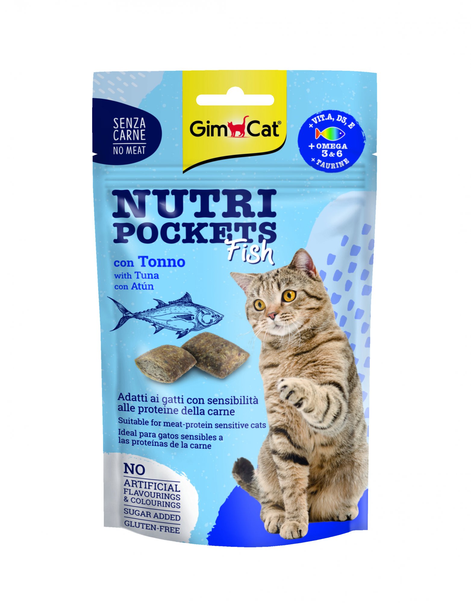 GIMCAT Nutri pockets tunak 60g