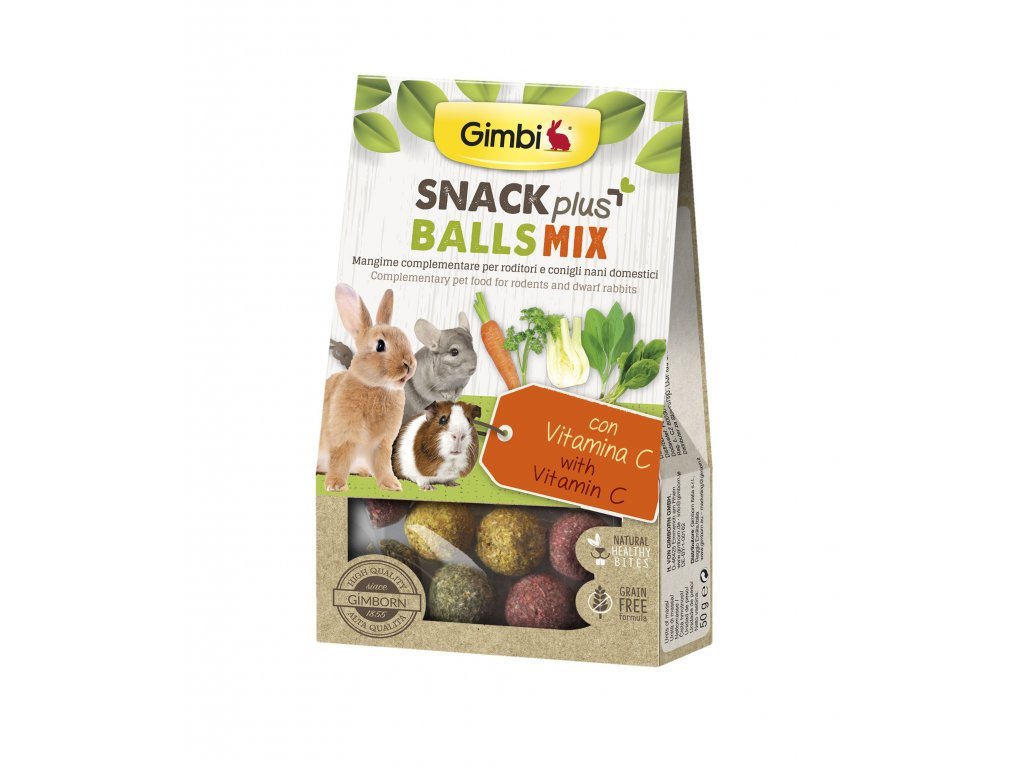 GIMBI Snack Plus kulicky MIX 50 g