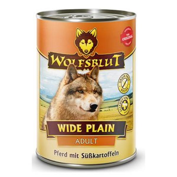 Wolfsblut konz. Wide Plain Adult 395g - kůň s batáty