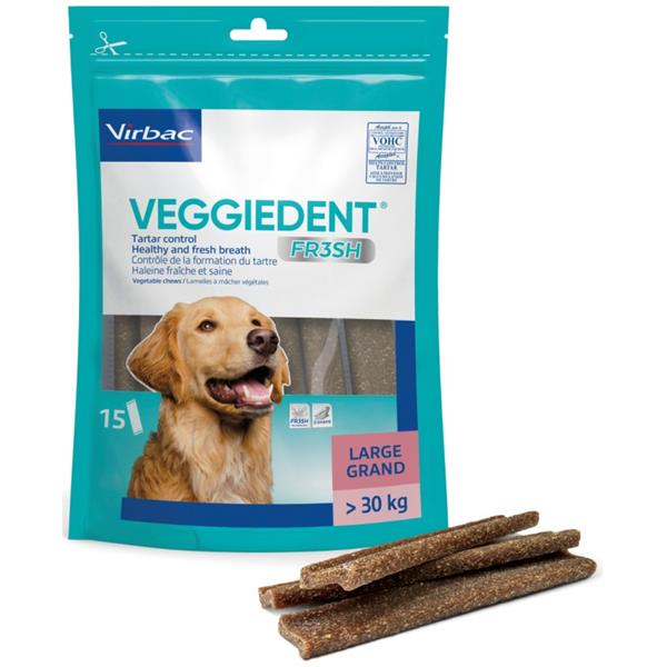 Virbac CET Veggiedent Fresh (15 ks/bal.) L 490g