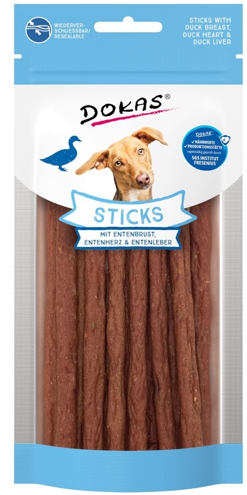 Dokas Tyčinky kachní prsa, srdíčka a játra 60 g