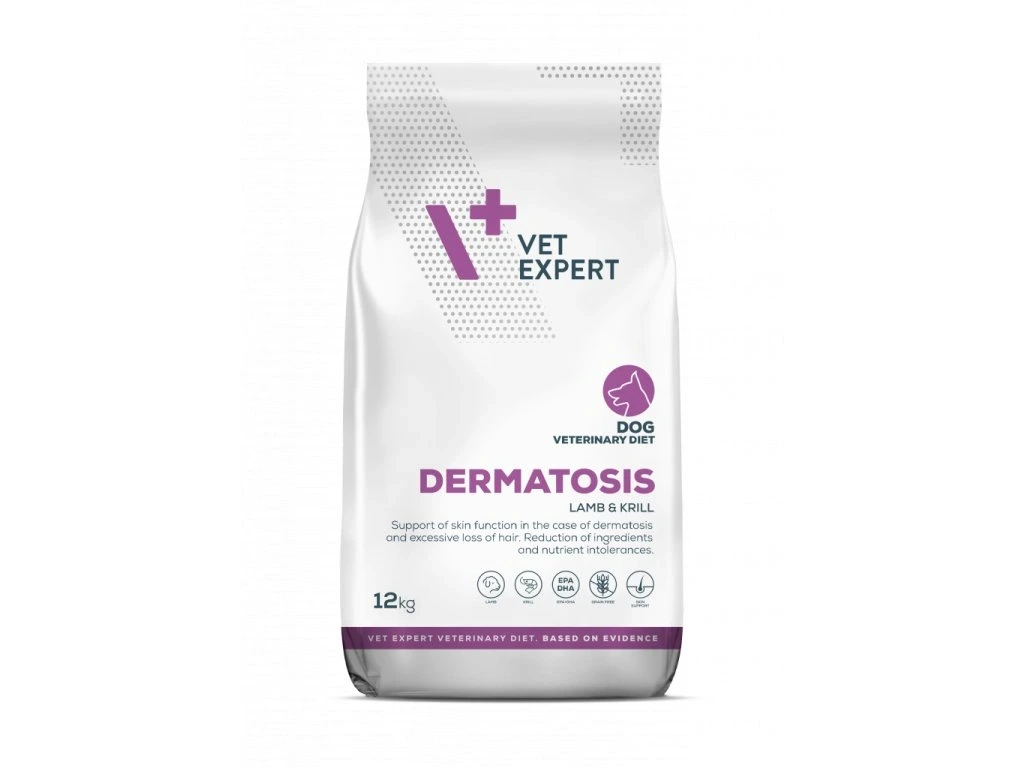 VetExpert VD 4T Dermatosis Dog Lamb&Krill 2 kg