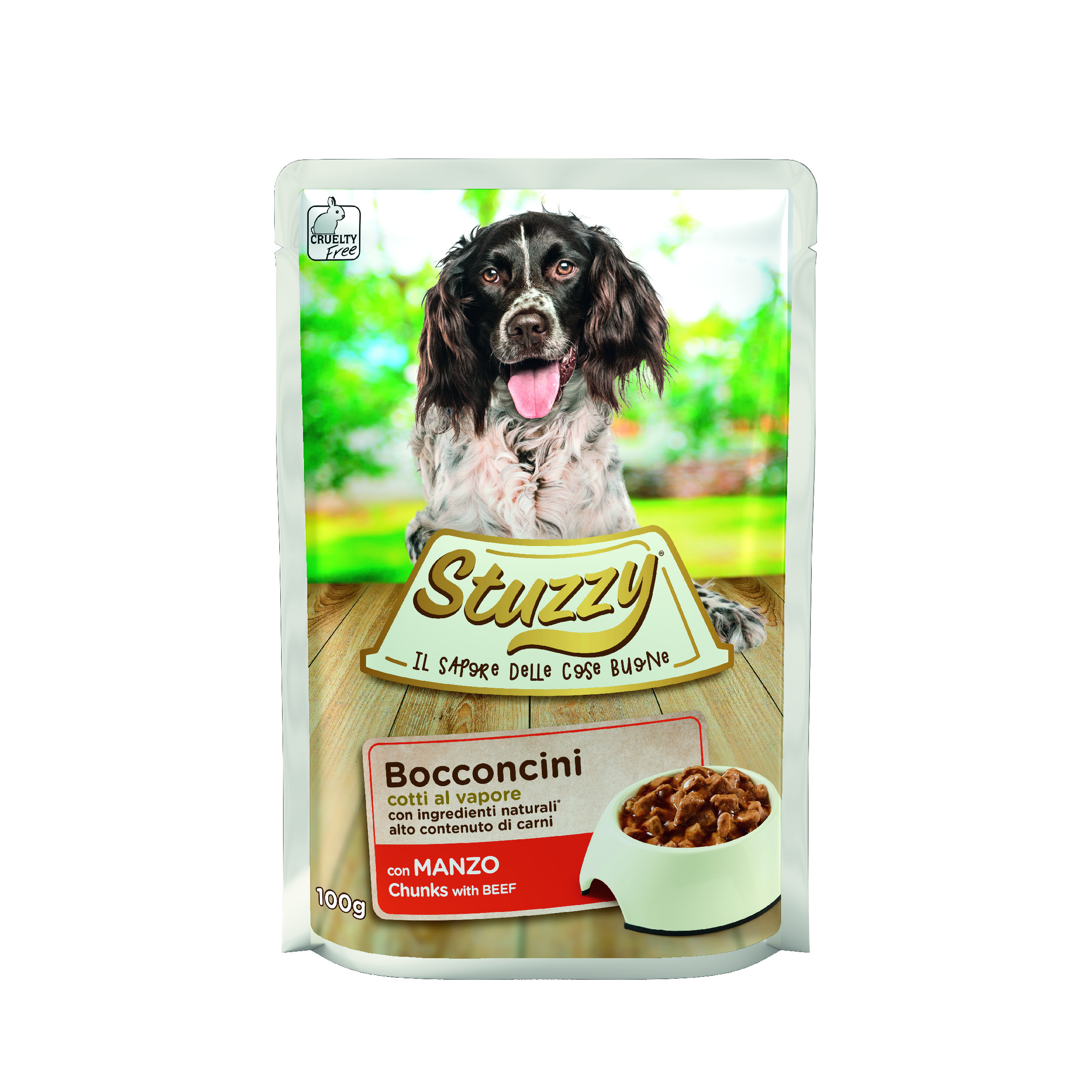 Stuzzy Dog kapsa Adult kousky hovězí 100G