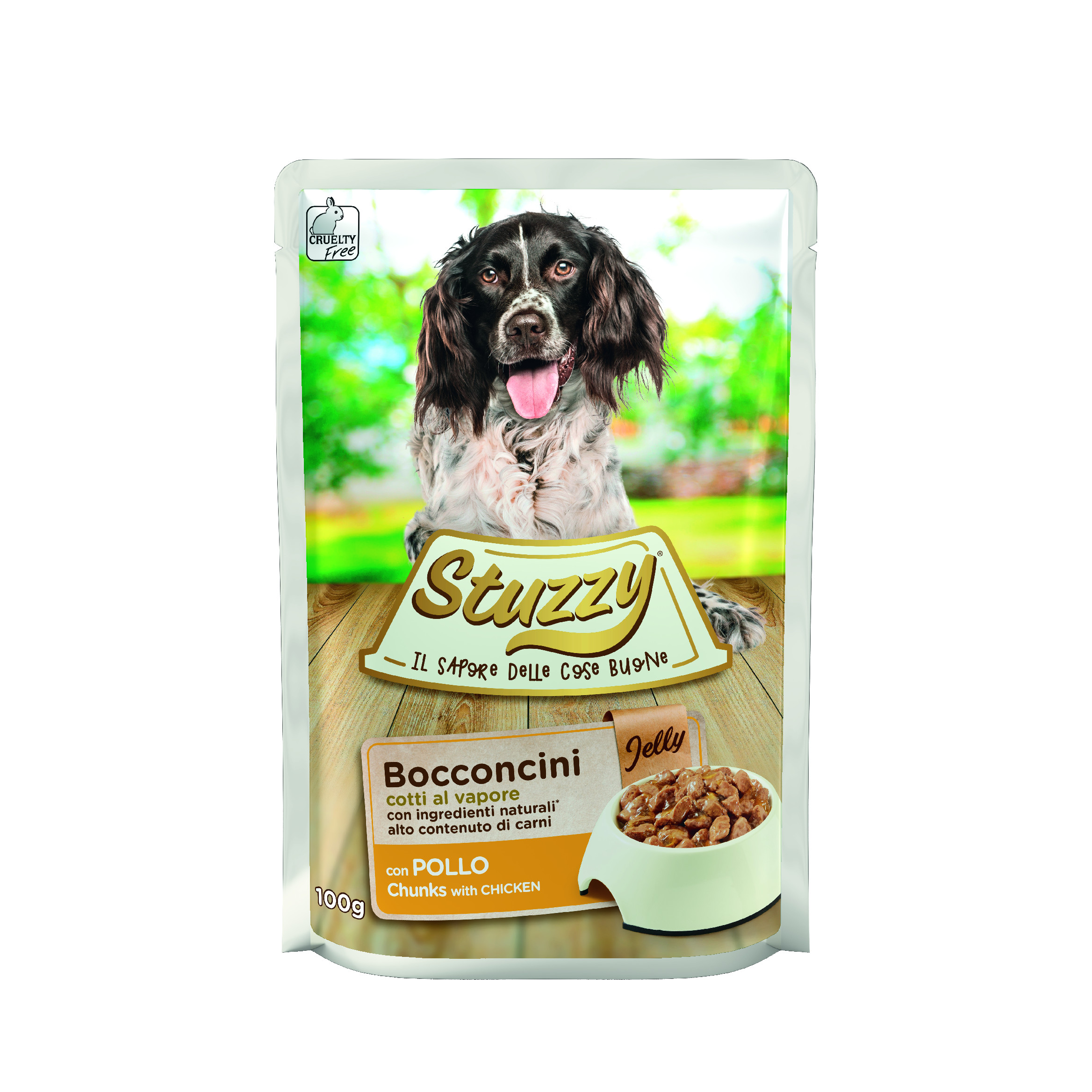 Stuzzy Dog kapsa Adult kousky kuřecího 100G