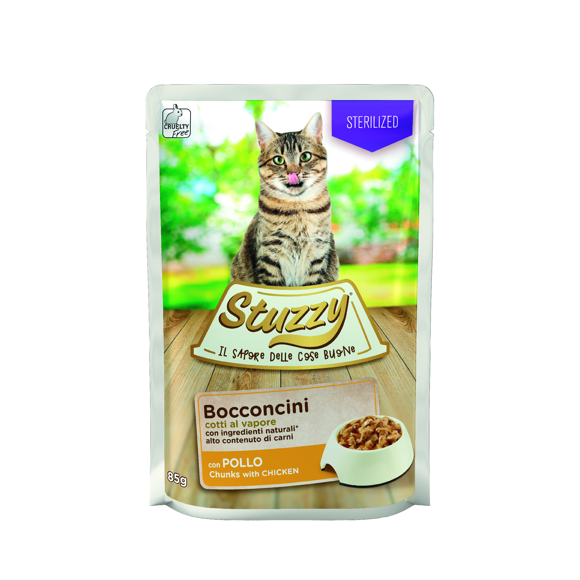 Stuzzy Cat kapsa Adult Sterilised kuře 85G